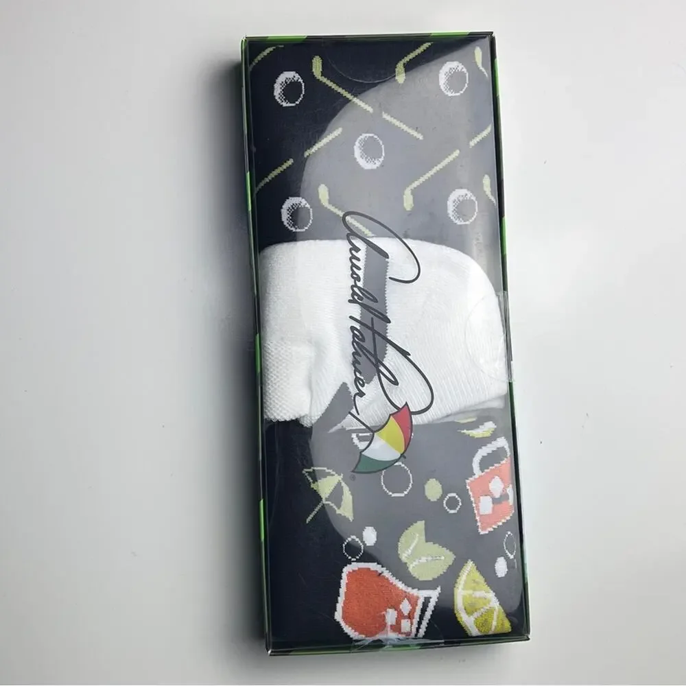 Arnold Palmer Men's Three Pack Variety Golf Theme Graphic Sock Set  New In Box